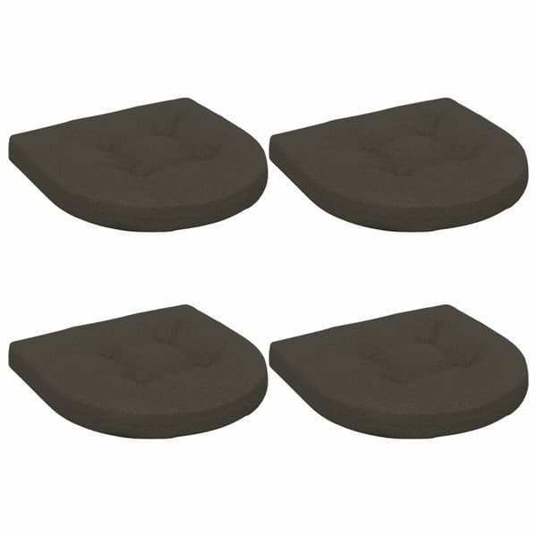 4-delade Sittdynor 4 st 100% Polyester Antracit 45 x 45 x 5 cm