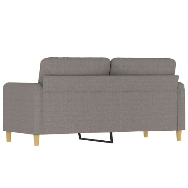 2-sitssoffa taupe 140 cm tyg