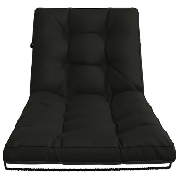 Solstol Kudde VIANEN 100% Polyester Svart 200 x 70 x 8 cm