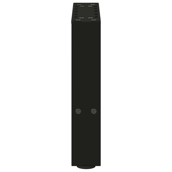 Soffbordsben svarta 2 st 30x(30-31) cm stål