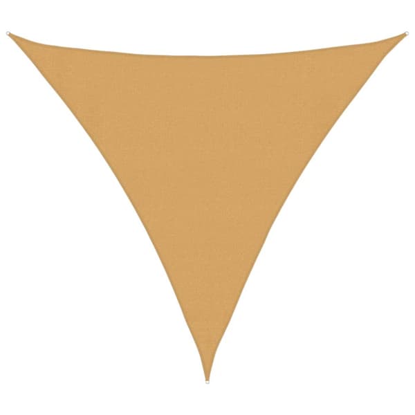 Solsegel 160 g/m² triangulär sand 3x3x3 m HDPE
