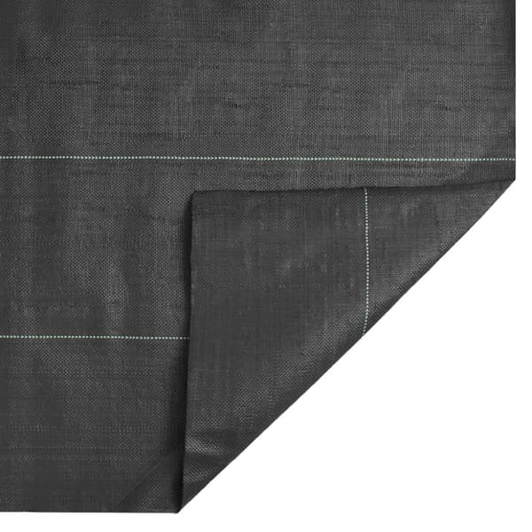 Ogräsmatta svart 2x10 m PP
