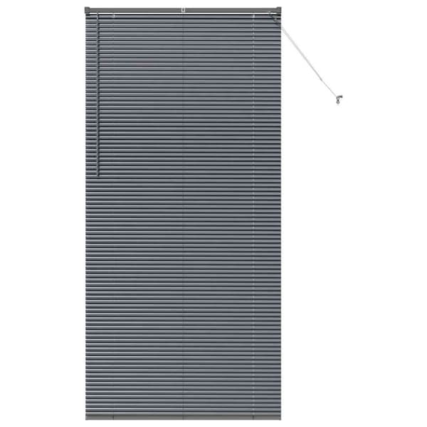 Persienner Mörkgrå 220 x 100 cm Aluminium