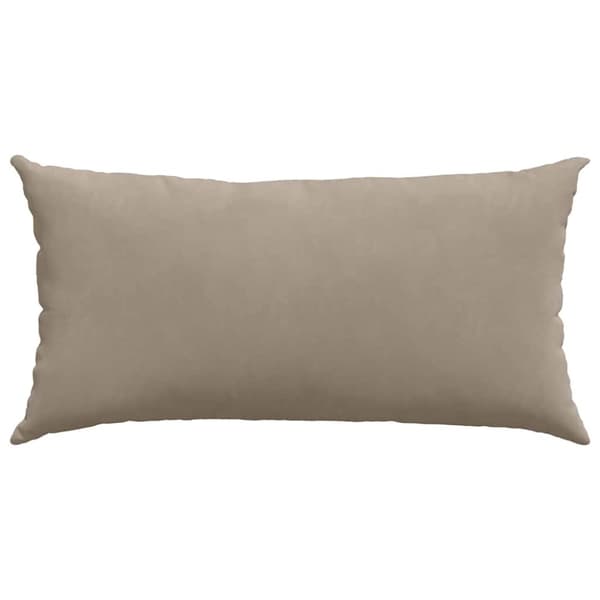 Sofakuddar 2 pcs Taupe 80 x 40 cm tyg