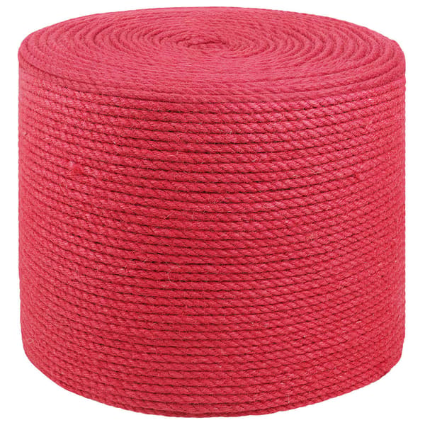 Juterep Röd 100% Tossa jute