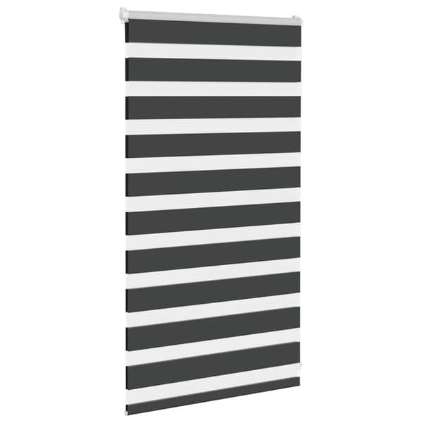 Rullgardin zebra svart 70x100 cm tyg bredd 65,9 cm polyester