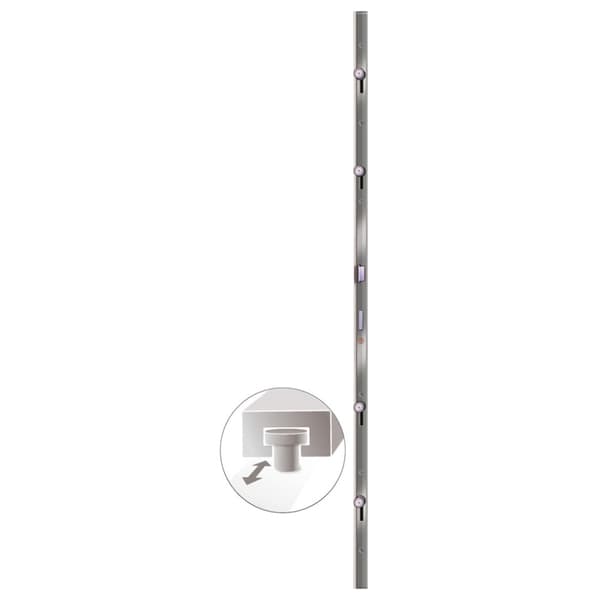 Ytterdörr vit 108x200 cm PVC
