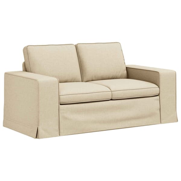 Soffa Kräm 162 x 80 x 82 cm tyg
