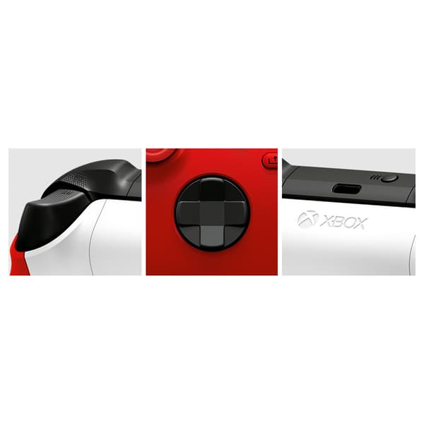 Microsoft Pulse Red Röd Bluetooth/USB Spelplatta Analog / Digital Xbox, Xbox One, Xbox Series S, Xbox Series X