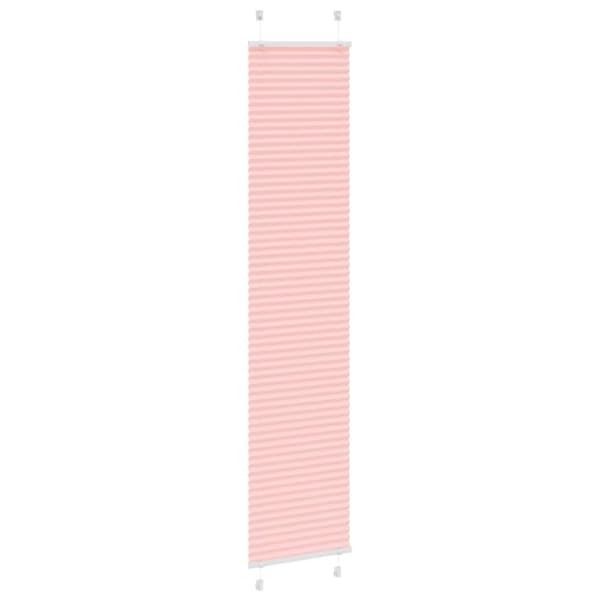 Plisserad persienn rosa 45x200cm tyg bredd 44,4cm polyester