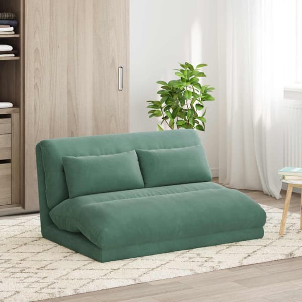 Golvstol Havgrön 110 x 82 x 55 cm Sammet