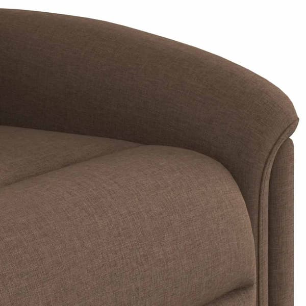 Reclinerfåtölj brun tyg