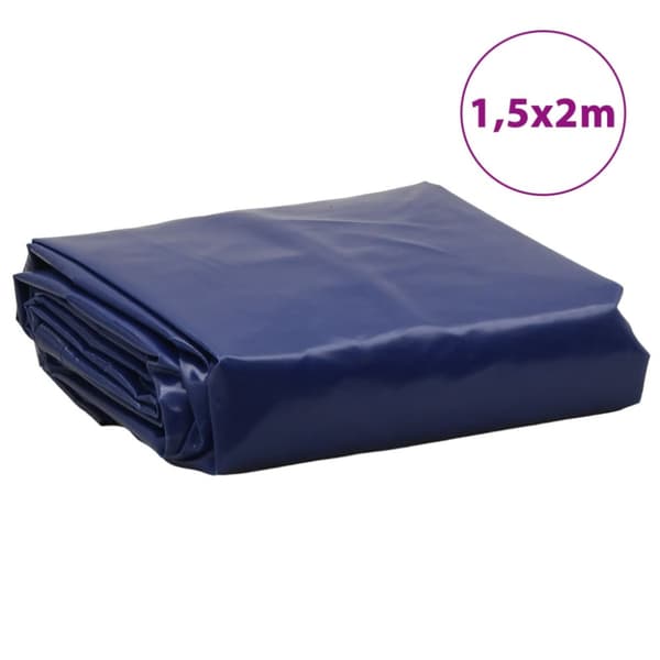 Presenning blå 1,5x2 m 650 g/m²