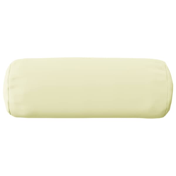 Kuddöverdrag 6 st HEERLEN Gräddvit Ø 15 x 40 cm Polyester