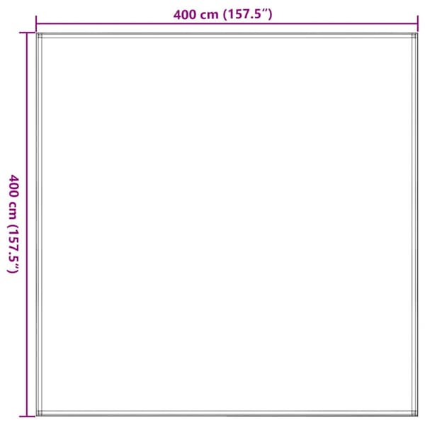 Tältmatta 400x400 cm beige