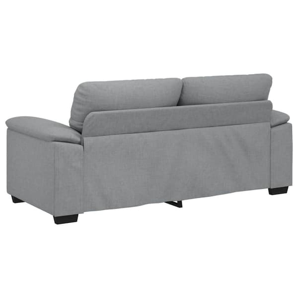 2-sitssoffa ljusgrå 180x81x84 cm tyg