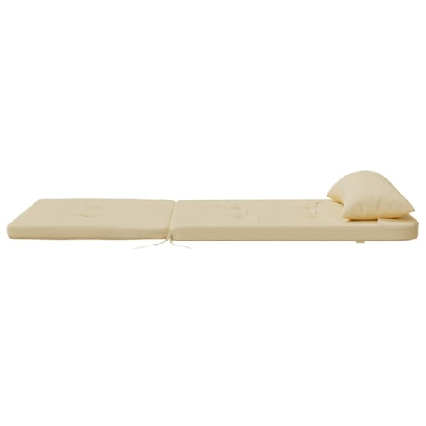 Solstolsdynor 2 st beige oxfordtyg