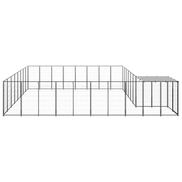Hundgård silver 20,57 m² stål