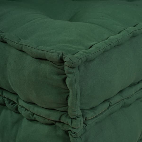 Modulsofa enhet 4 pcs Grön Tyg