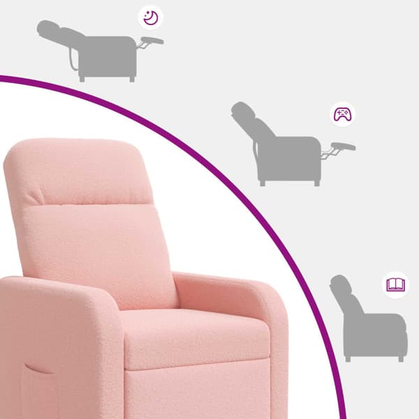 Recliner Rosa Bouclé
