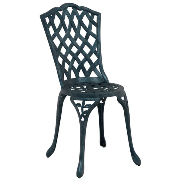 Trädgårds Bistro Set 3 pcs Grön Aluminium