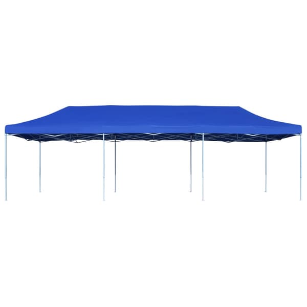 Pop-Up hopfällbart partytält blå 3x9 m