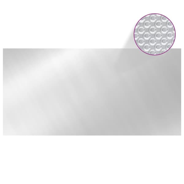 Poolskydd silver 450x220 cm PE