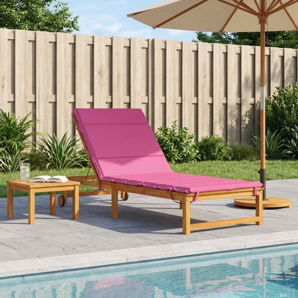 Solstol Kudde GEMERT 100% Polyester Rosa 200 x 70 x 3 cm