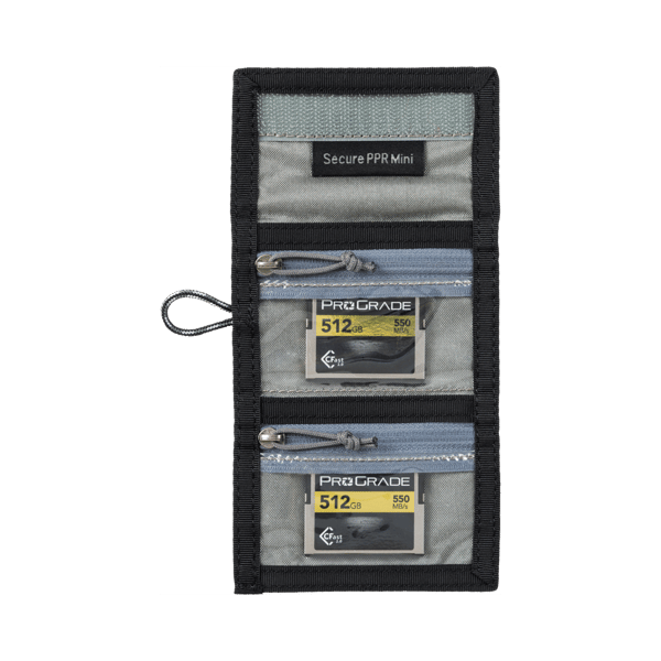 Think Tank Secure Pocket Rocket Mini (Wallet with Strap: holds 4 CF/CFe or 6 SD/microSD) Slate Black