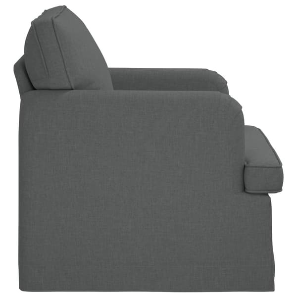 Soffa Mörkgrå 84 x 80 x 85 cm tyg