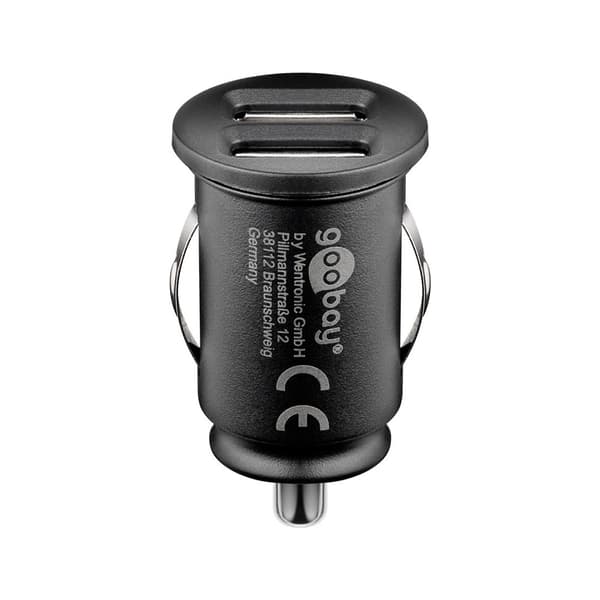 goobay Dual USB strömadapter för bil - USB - 24 Watt