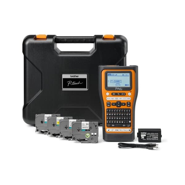 Brother P-Touch PT-E560BTSP - etikettskrivare - svartvit - termisk överföring