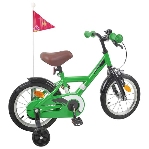Barncykel 12 Tum för 2-4 åringar Grön