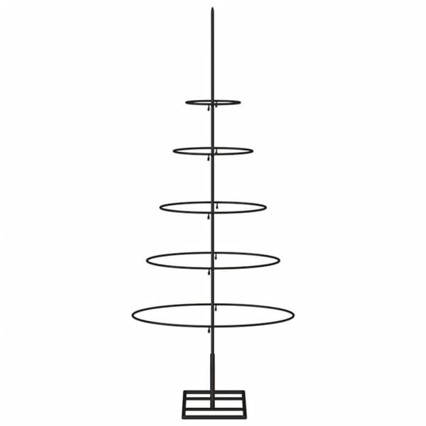 Julgran i metall svart 90 cm