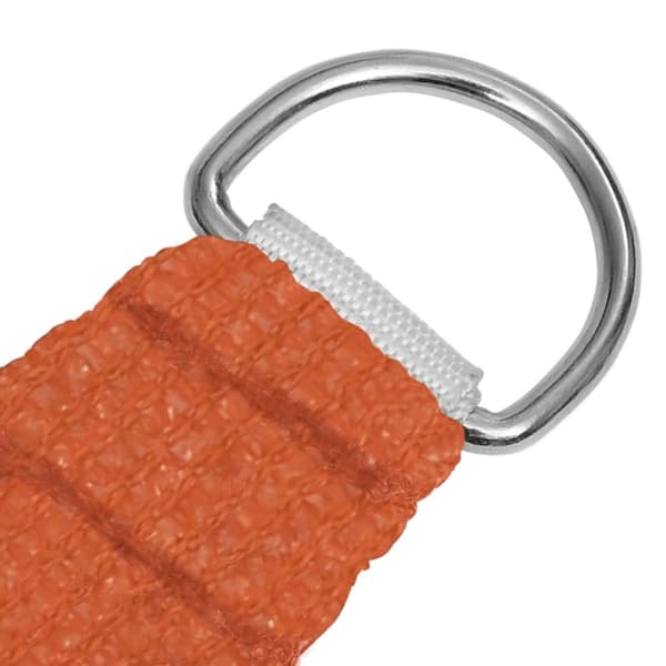 Solsegel 160 g/m² rektangulär orange 4x5 m HDPE