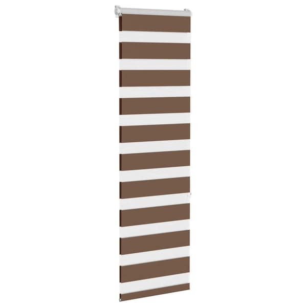 Rullgardin zebra brun 45x150 cm tyg bredd 40,9 cm polyester