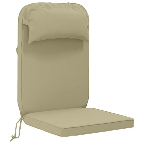 Solsängkudde 100% Polyester Ljusgrön 55 x 124 x 5 cm