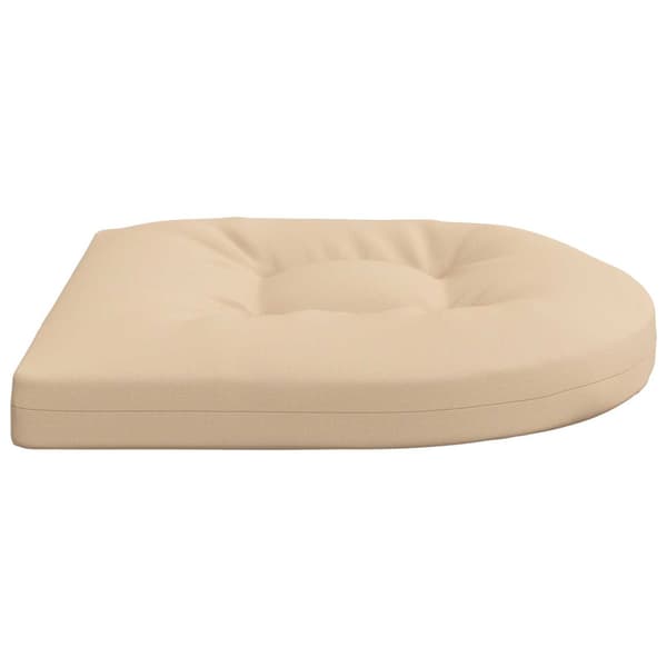 4-delade Sittdynor 4 st 100% Polyester Gräddvit 45 x 45 x 5 cm