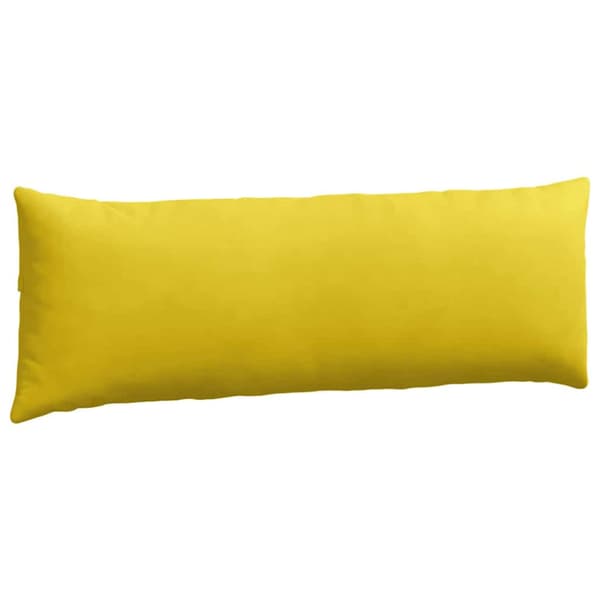 Sofakuddar 2 pcs Gul 120 x 40 cm Kordread tyg