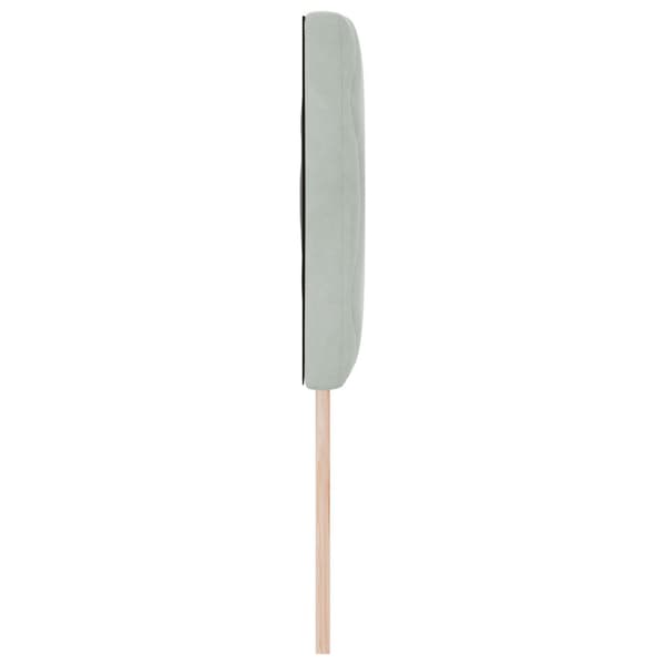 Huvudgavel Ljusgrå 144 cm Sammet