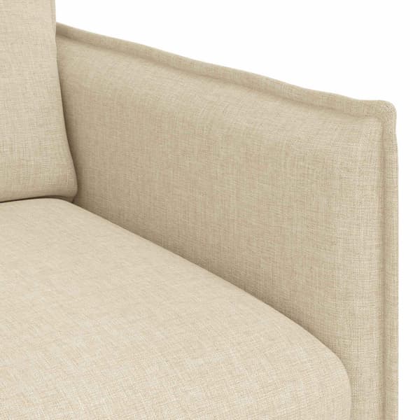Soffa Kräm 156 x 82 x 85 cm tyg