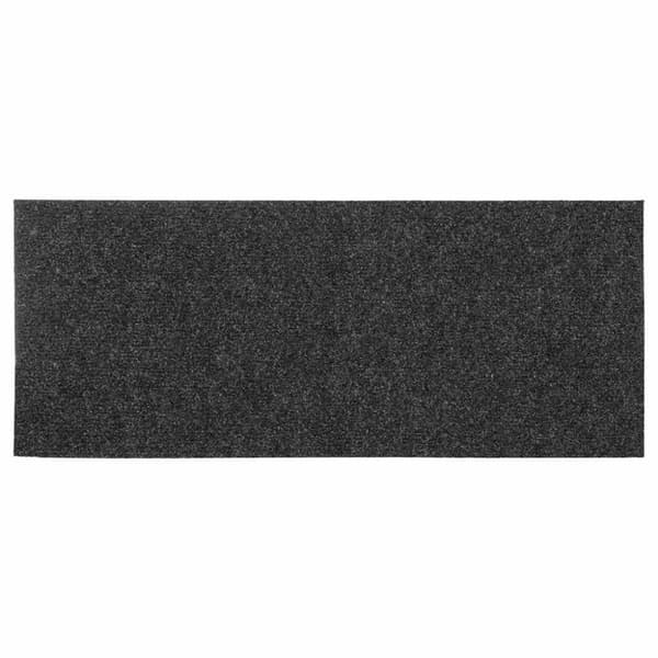 Trappmattor självhäftande 30 st 60x25 cm antracit rektangulära