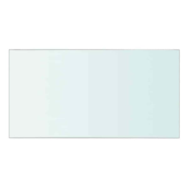 Hyllplan glas genomskinlig 30x15 cm
