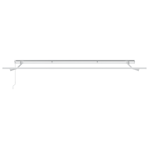 Utfällbar markis Flerfärgsdesign 450 × 300 cm