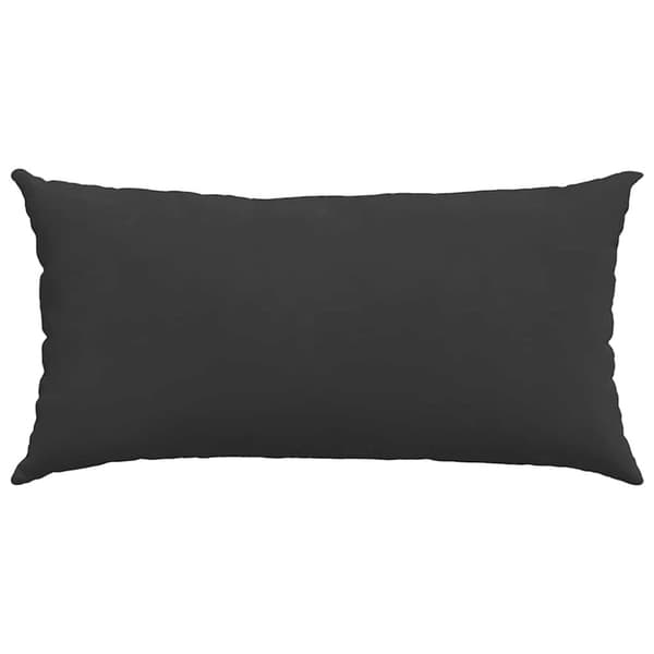 Sofakuddar 2 pcs Svart 80 x 40 cm tyg