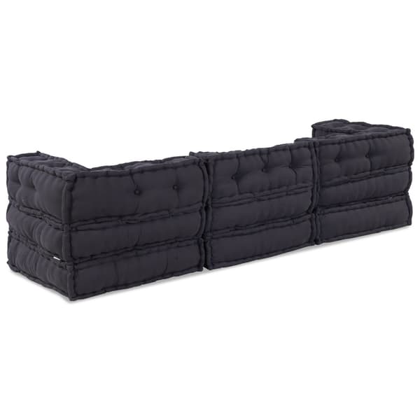 Modulsofa enhet 3 pcs Antracit Tyg
