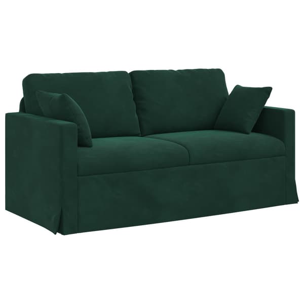 Soffa Mörkgrön 158 x 78 x 80 cm Sammet