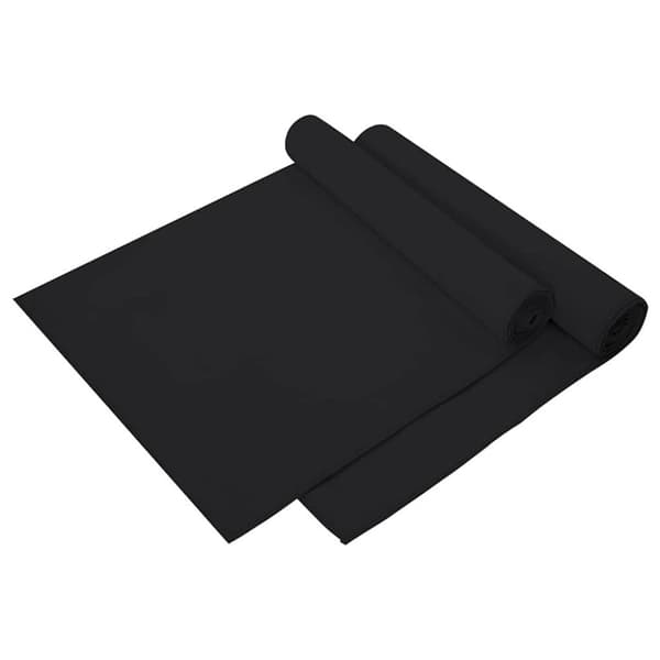 Sporthanddukar 2 pcs Svart 140 x 70 cm Polyester och polyamid