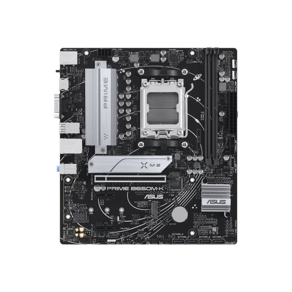 ASUS PRIME B650M-K - moderkort - micro ATX - Socket AM5 - AMD B650