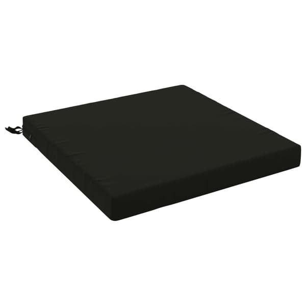 1-delad Sittdyna SOEST 100% Polyester Svart 80 x 80 x 7 cm